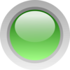 Tiny Green Led Button Clip Art