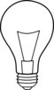 Light Bulb Outline Clip Art