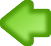 Left Arrow Green Clip Art