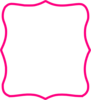 Hot Pink Frame Clip Art