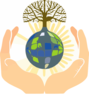 Hands Holding Earth Clip Art