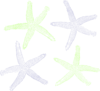 Starfish Print Clip Art