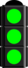 Traffic Light All Green Clip Art