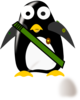 Peguin Boyscout Clip Art