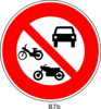 No Vehicle Sign Clip Art