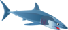 A Blue Shark Clip Art