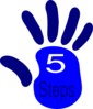 Five Step Clip Art