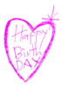 Happy Birthday Heart Clip Art