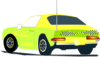 Rally Car 4 Clip Art