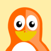 Orange Penguin Clip Art