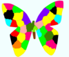 Rainbow Butterfly Clip Art