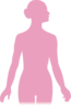 Pink Woman Silhouette Clip Art