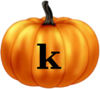 Pumpkin K Sight Word Clip Art