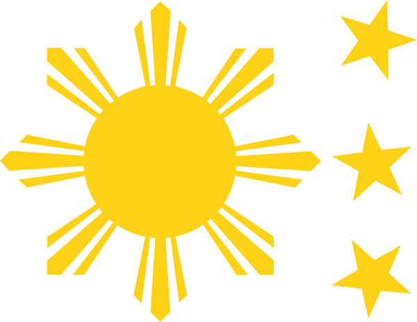 Sun Star Yellow Philippines Clip Art Philippines Clipart Stunning My