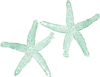 Green Starfish Clip Art