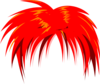Anime Hair Red Clip Art