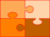 Square Jigsaw Puzzle Clip Art