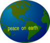 Peace On Earth Clip Art