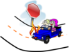 Wrecked Car Fire Clip Art