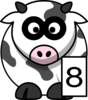Cow 8 Clip Art