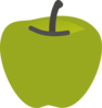Green Apple 2 Clip Art