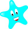 Smiley Star Clip Art