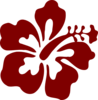 Red Hibiscus Clip Art
