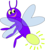 My Purple Firefly Clip Art