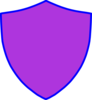 New Blue Crest Shield Clip Art