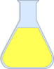 Chemistry Flash Yellow Clip Art