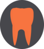 Orange Tooth5 Clip Art