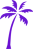 Purple Palm Tree Clip Art