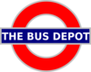 London Tube Sign Bus Depot Clip Art