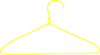Yellow Hanger Clip Art