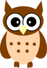 Little Brown Owl Clip Art