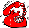 Red Phone Clip Art