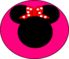 Pink Mouse Bow Clip Art