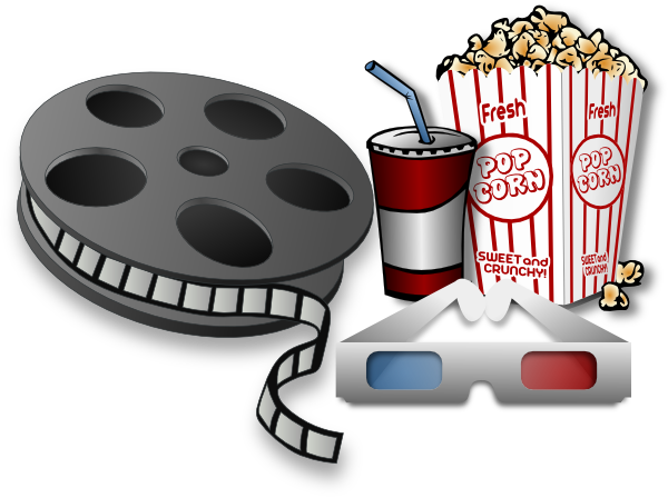 Movie Theater Items Clip Art at Clker.com - vector clip art online, royalty  free & public domain