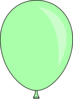 Light Green Balloon Clip Art