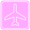 Pink Plane Clip Art