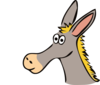 Cartoon Donkey Clip Art