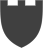Black Rook Shield Clip Art