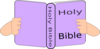 Purple Bible Clip Art