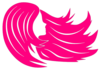Pink Hair  Clip Art
