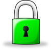 Pad Lock Green Clip Art