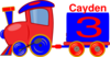 Loco Train Cayden Clip Art