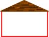 Wide House With Roof Clip Art