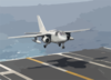 An S-3b Viking From Assigned To The  Scouts  Of Sea Control Squadron Twenty Four (vs-24) Lands On The Flight Deck Of Uss Theodore Roosevelt (cvn 71). Clip Art