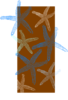 Vertical Starfish Clip Art