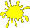 Big Yellow Splat Clip Art
